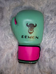 8oz PROSTRAP Jr Training Gloves - Pink / Teal